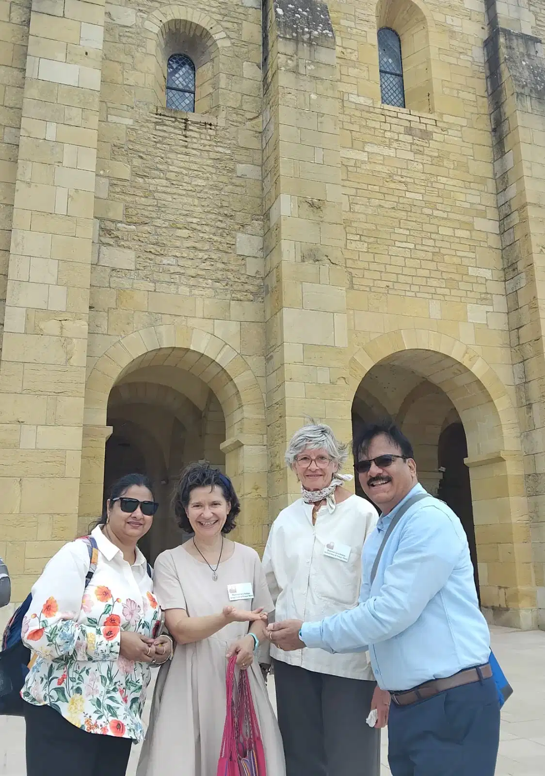 Accueil de touristes venus d'Inde
